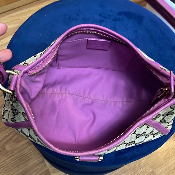 Sold!!   Monogram Abbey Pochette Fuchsia - Picture 11 of 15